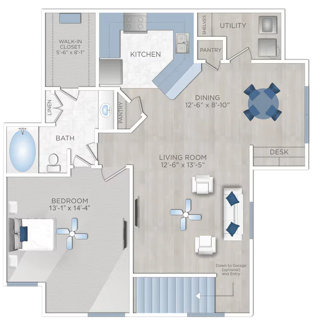 CEDAR GARAGE (A7G) 1008 floor plan